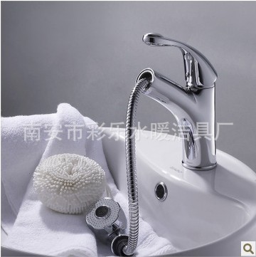 【水龍頭批發 銅單孔菜盆龍頭 臺盆面盆混水龍頭 廠家直銷(新款)】價格,廠家,圖片,水龍頭/水嘴,南安市彩樂水暖潔具廠-